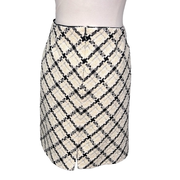 WHBM Wool Windowpane Skirt - Picture 3 of 4